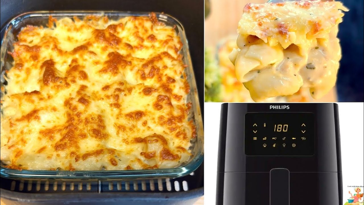 Air Fryer Mac and Cheese | Philips Digital Air fryer Macroni and Cheese Recipe 