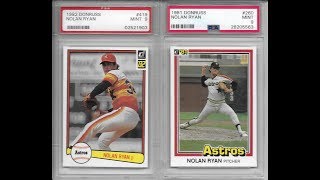 Bunch Of Nolan Ryan Slabs!!