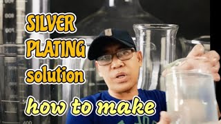 How to make SILVER PLATING solution #silverplate #silver #jewelry