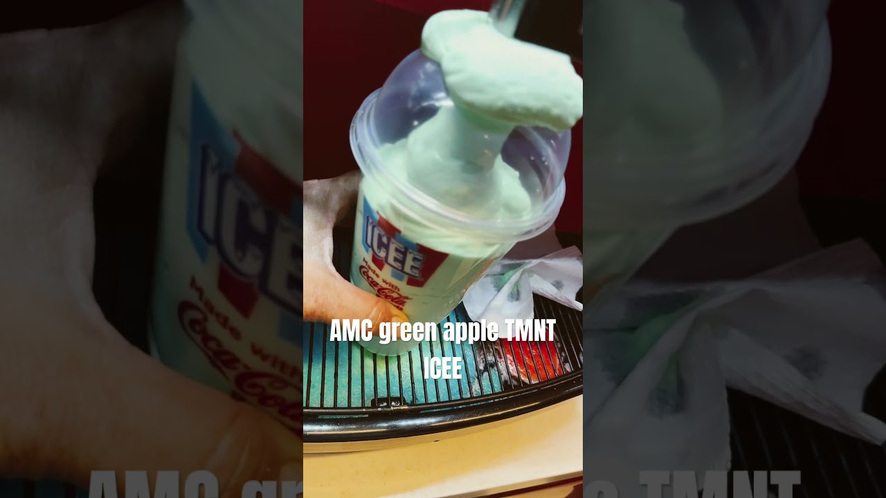Green apple icee
