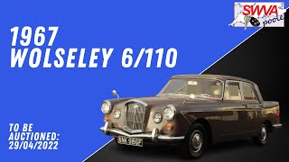 LOT 32 - Wolseley 6/110 1967 | SWVA 29th April 2022 Classic Sale