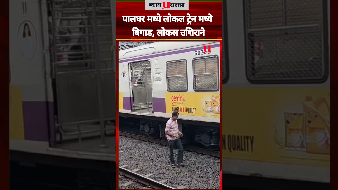 Mumbai Local Train Stop | palghar Mumbai Train | ट्रेन बंद नागरिक हैराण 