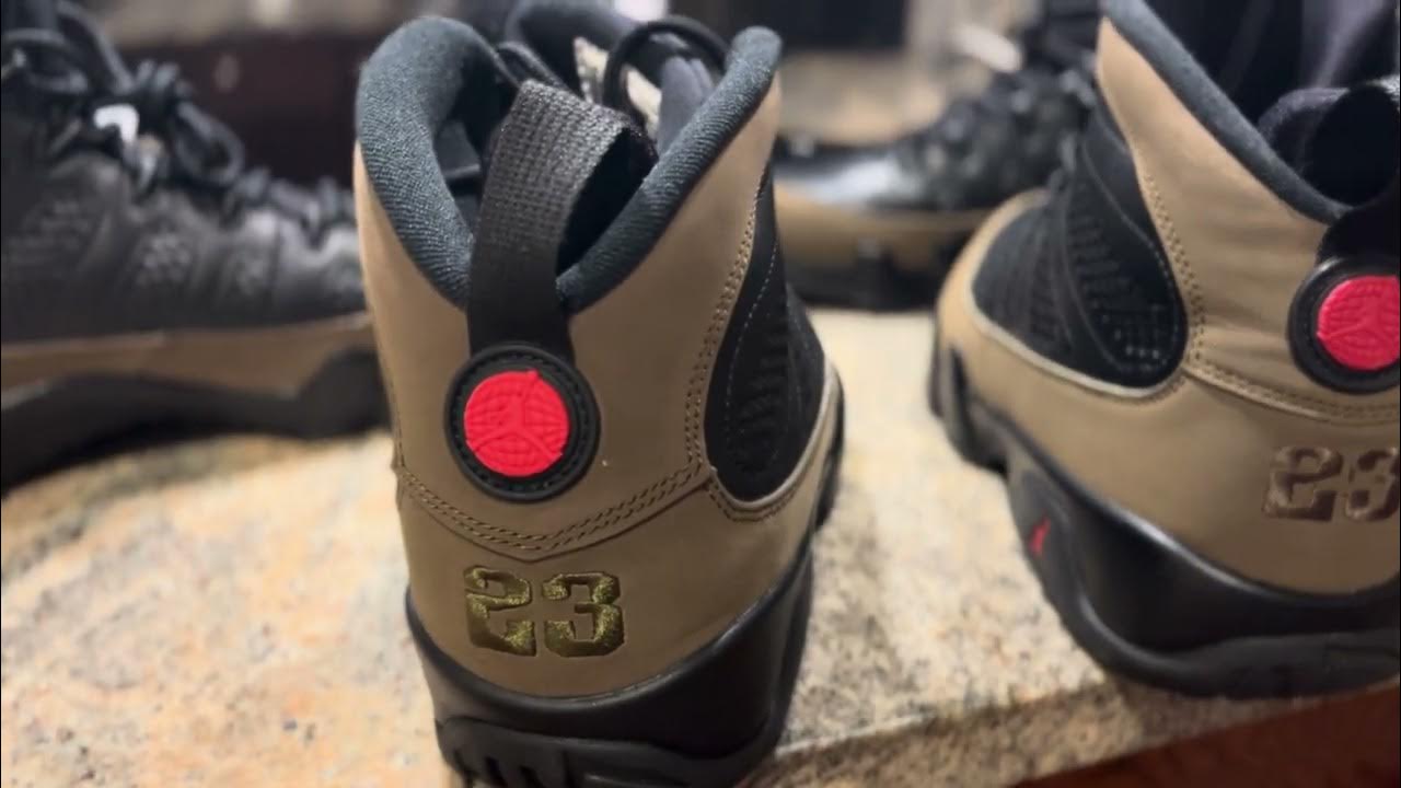 Air Jordan Olive 9s 2024 vs. 2012 comparison YouTube
