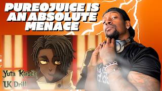Rapper Reacts to PUREOJUICE - YUTA OKKOTSU UK DRILL (REACTION) Jujutsu Kaisen Rap