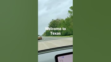 Welcome to Texas (crossing the state line !)