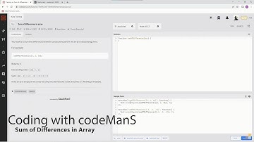Codewars 8 kyu Sum of Differences in Array JavaScript