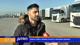 JUTRO - Vozač kamiona Vladimir Belić konačno je je uspeo da se vrati iz Ukrajine! | PRVA