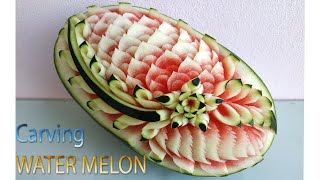 WATERMELON CARVING | carving fruits | By BÀN TAY ĐEN #carving #watermelon