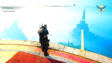 Jumping From The Highest Point In Asgard Assassins Creed Valhalla