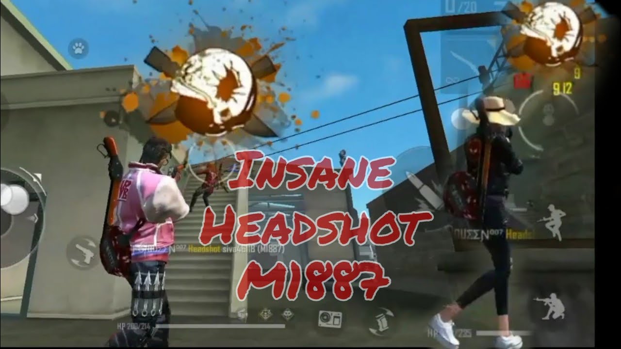Free Fire gameplay |Insane headshot |M1887 headshot |Asma Gaming
