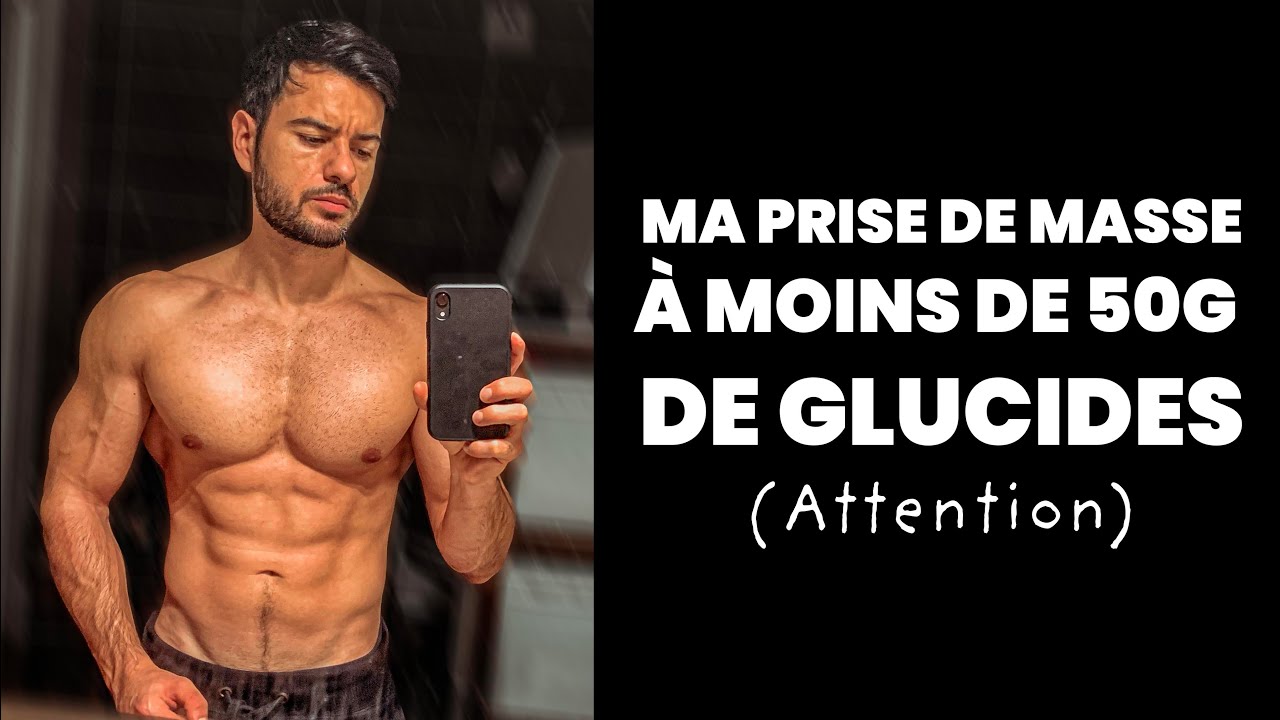 Prendre du muscle avec seulement 50g de glucides par jour