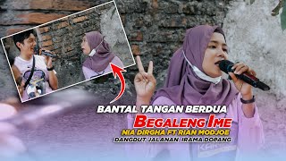 BEGALENG IME NIA DIRGHA SALING LEDEK SAMA RIAN MODJOE BIKIN LUCU | DANGDUT JALANAN IRAMA DOPANG