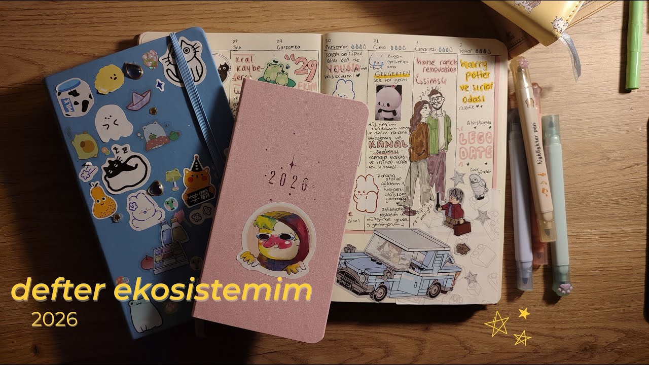 2026 defter ekosistemim | youna, paperora | ajandamı nasıl kullanıyorum?