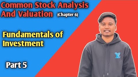 Common stock analysis and valuation Part 5