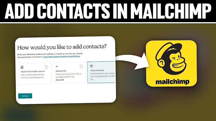 How To Add Contacts In Mailchimp 2025! (Full Tutorial)