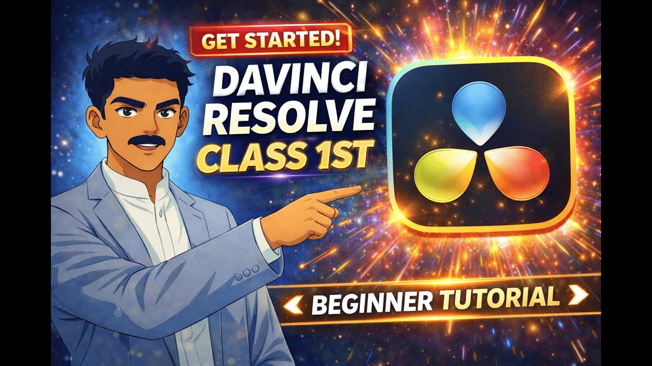 Free में Pro Editing Skills सीखो | Class-1 | DaVinci Resolve Step by Step (Hindi)