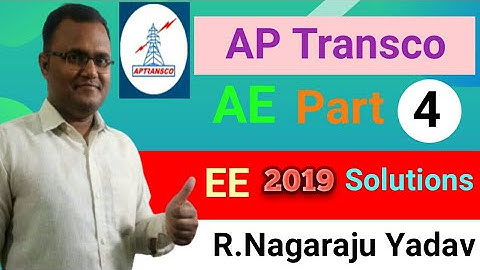 Lecture = 4 AP Transco AE - 2019 EE Solutions