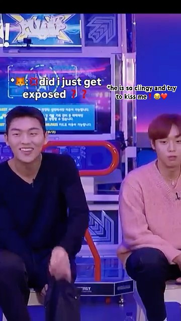 Jihoon exposing Choi’s clingy habbit❗️❓😂he is so shy 🙈 afterwards 🤏🏻🦊❤️ #youtubeshorts #shorts