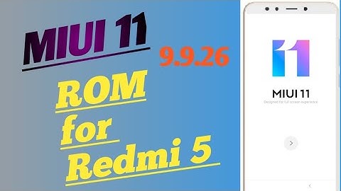 #miui11#miui11redmi5 MIUI 11 9.9.26 beta ROM for Redmi 5 Rosy (Review+installation method)🤩🙏