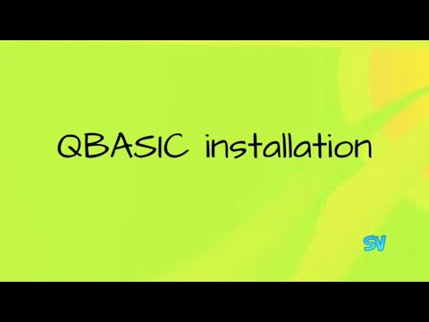 QBASIC installation guide
