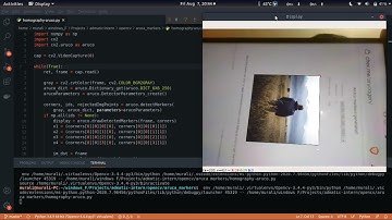 Aruco marker homography