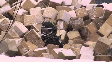 First Ever Snowmobile Front Flip