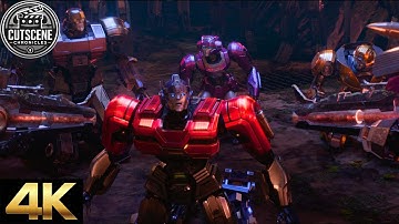 [4K UHD] Captured By the High Guard CUTSCENE | Transformers One (2024)
