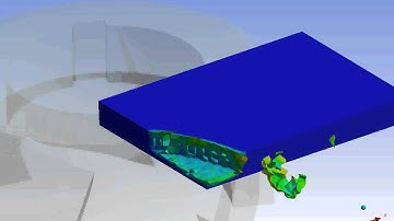 Ansys Workbench explicit dynamics shell end milling of AlSi 1045 example 6