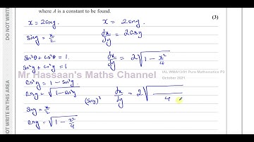 WMA13 IAL (Edexcel) P3 Oct 2021 Q8 Inverse Trigonometric Functions, Sketching, Differentiation