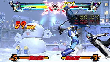 UMVC3: Combo for Team Wealth, Fame, and Power - BnB for LV4-5 Frank