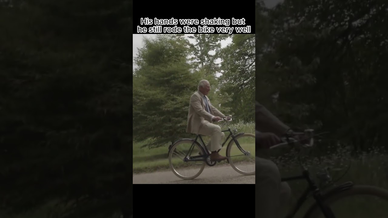 Watch The moment King Charles III ride a bicycle #short #kingcharlesiii #rideabicycle #ukroyalfamily on YouTube Watch The moment King Charles III ride a bicycle #short #kingcharlesiii #rideabicycle #ukroyalfamily on YouTube