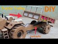 how to make hydraulic tractor trolley from cardboard|cardboard se tractor trolley kaise banate hain