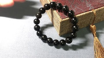 Ý nghĩa và công dụng của vòng đá Thạch Anh đen trong phong thủy