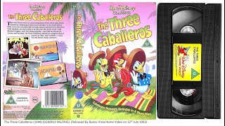 The Three Caballeros (12th July 1993 - UK VHS)