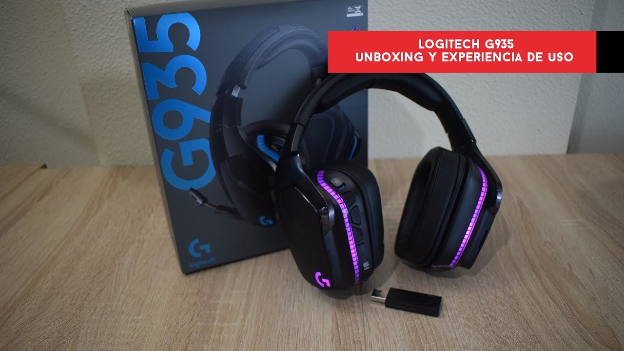 Logitech G935. Unboxing y experiencia de uso de este headset de