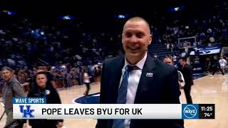 Mark Pope introduced at UK Men's Basketball Head Coach