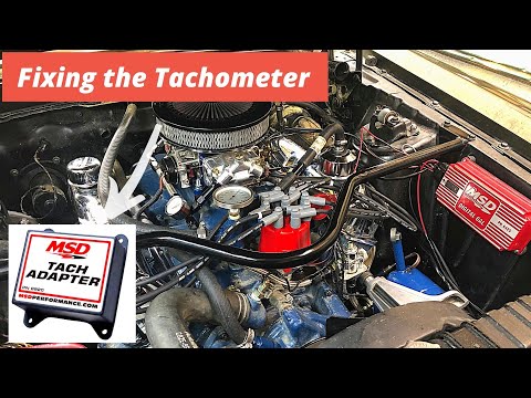 MSD Tach Adapter Install 8920 | 1969 Mustang with 6AL