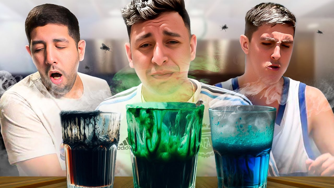 💀RETO DE BATIDOS ASQUEROSOS