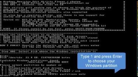 How to Reset Forgotten Windows Password with Free Linux CD