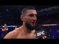 UFC 273 Khamzat Chimaev Octagon Interview