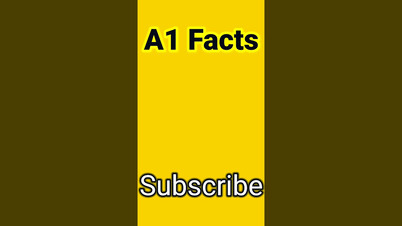 3 Intersting Facts | A1 Facts 