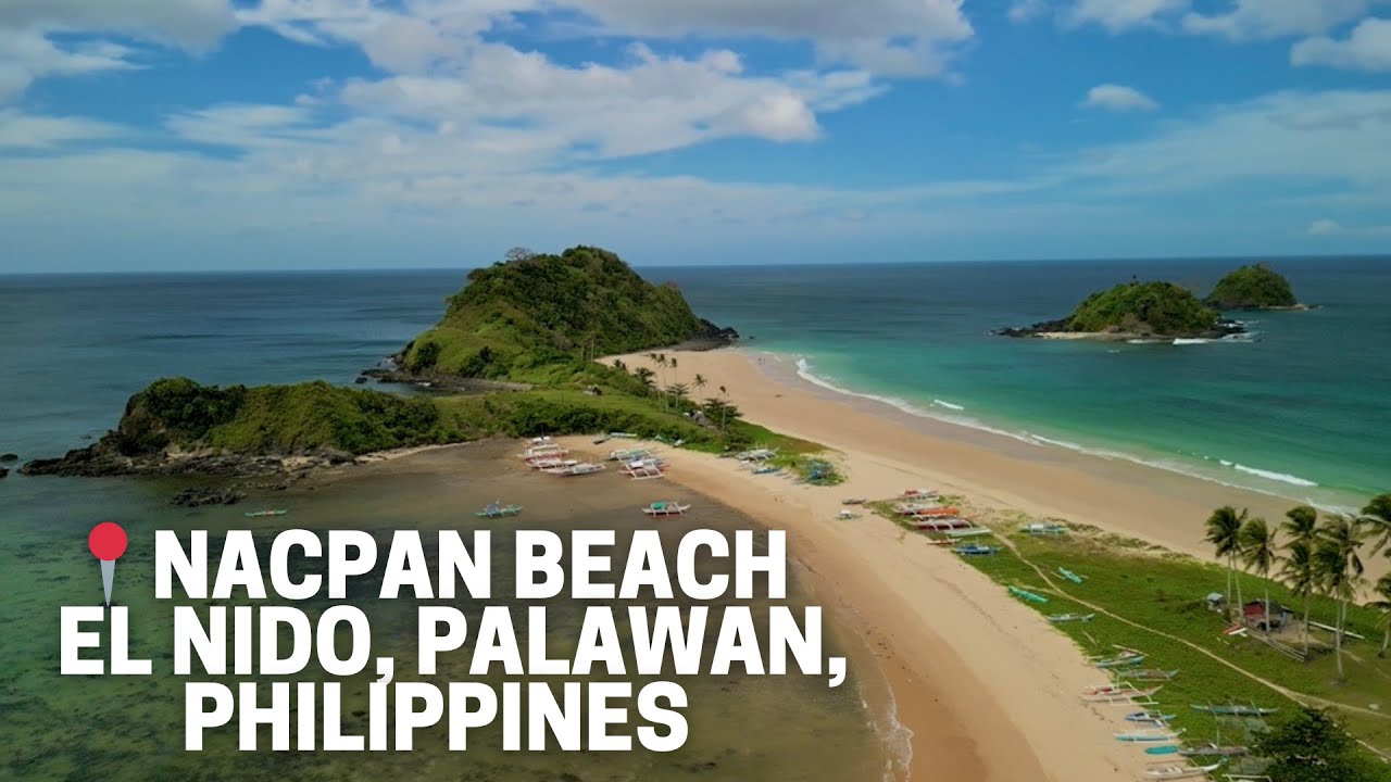 Nacpan Beach, Palawan, Philippines || エルニド ナクパンビーチ