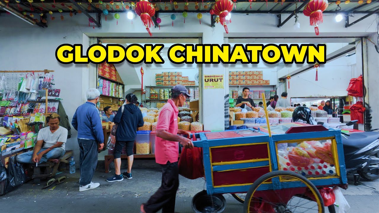 Jalan Kaki di Kawasan Glodok Pancoran Chinatown Jakarta | 4K Walking Tour