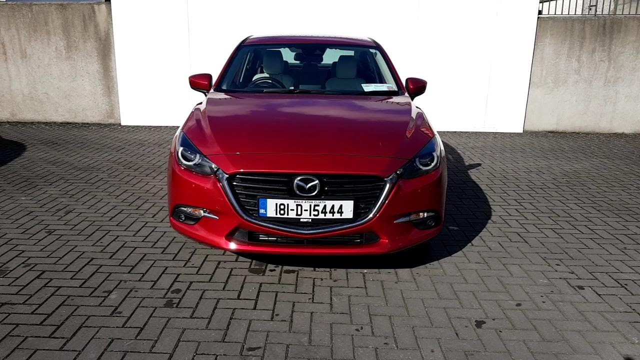 181d 18 Mazda 3 Mazda3 2 2d 150ps Platinum Saloon Stone Leather H Youtube