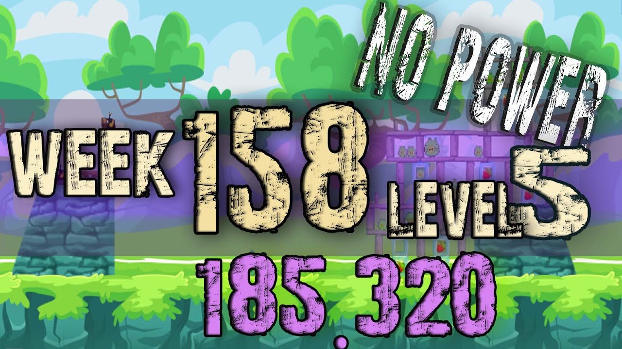Angry Birds Friends Tournament Week 158  Level 5 | no power up HighScore ( 185.320 k )
