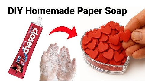 Paper Soap Making At Home 🧼 Paper Soap • How To Make Paper Soap • DIY Paper Soap•Homemade Paper Soap