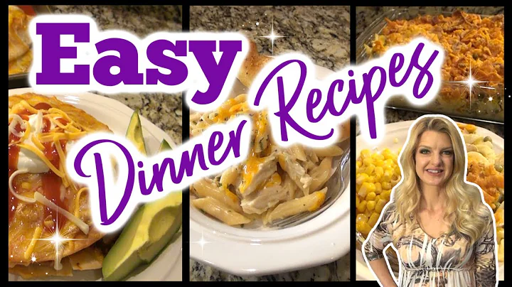 Quick & Easy Weeknight Meals | Easy & Budget Friendly Dinner Recipes |Easy Meals for Busy Nights