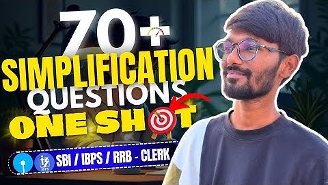 70+ Simplification Questions🔥 - SBI Clerk 2025 | Quant By Harshit Patel [RapidFire⚡️]