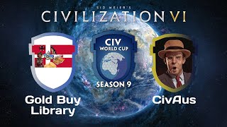 Gold Buy Library vs CivAus CWC Season 9 Group D Civilization 6