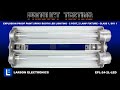 Explosion Proof Paint Spray Booth LED Lighting - 2 Foot, 2 Lamp Fixture - Class 1, Div. 1